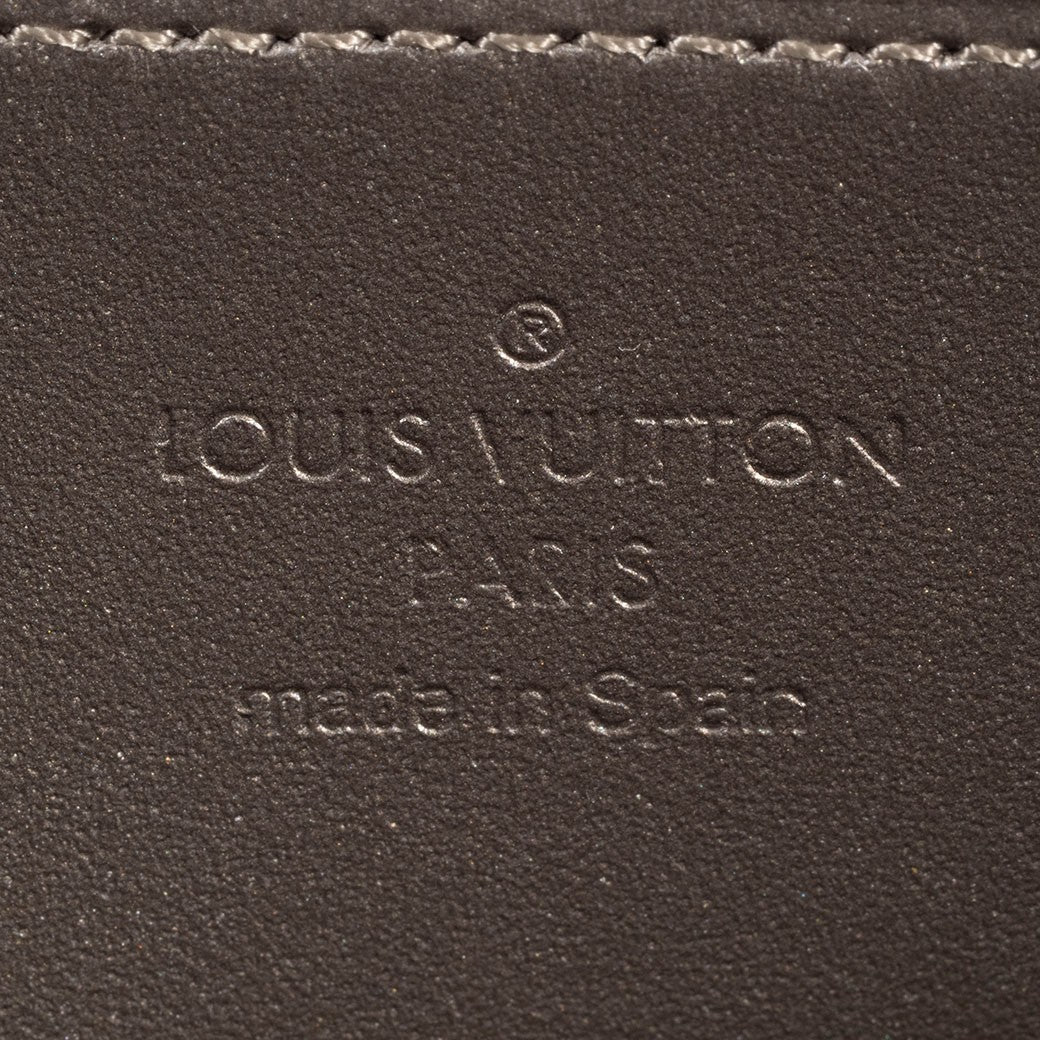 LOUIS VUITTON Zippy Wallet Vernis Champagne Metallise Gold Ziparound Preowned19