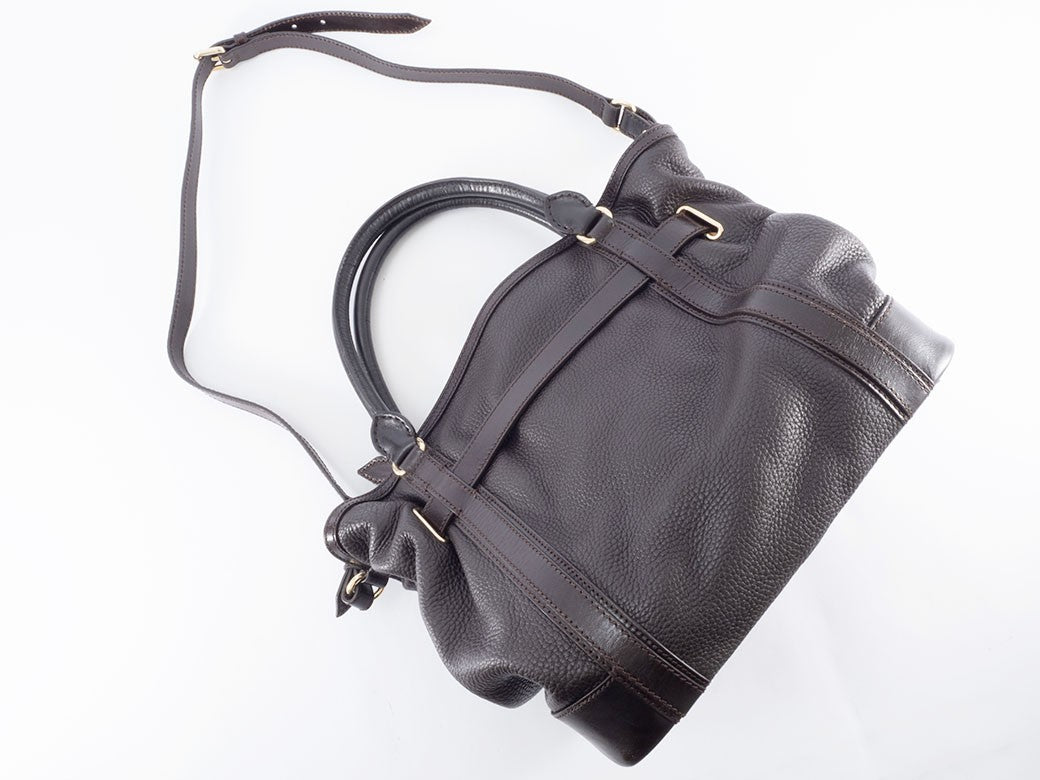 Auth Burberry Handbag Shoulder Bag Convertible Bag 3801215 Reuse Used Preowned23