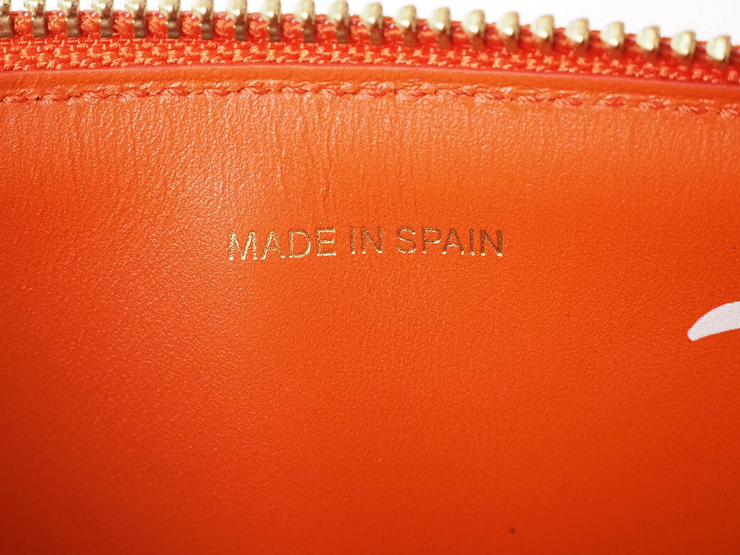 Comme des Garçons Ruby Eye Clutch Clutch Bag Second Bag Orange Leather Pouch L11