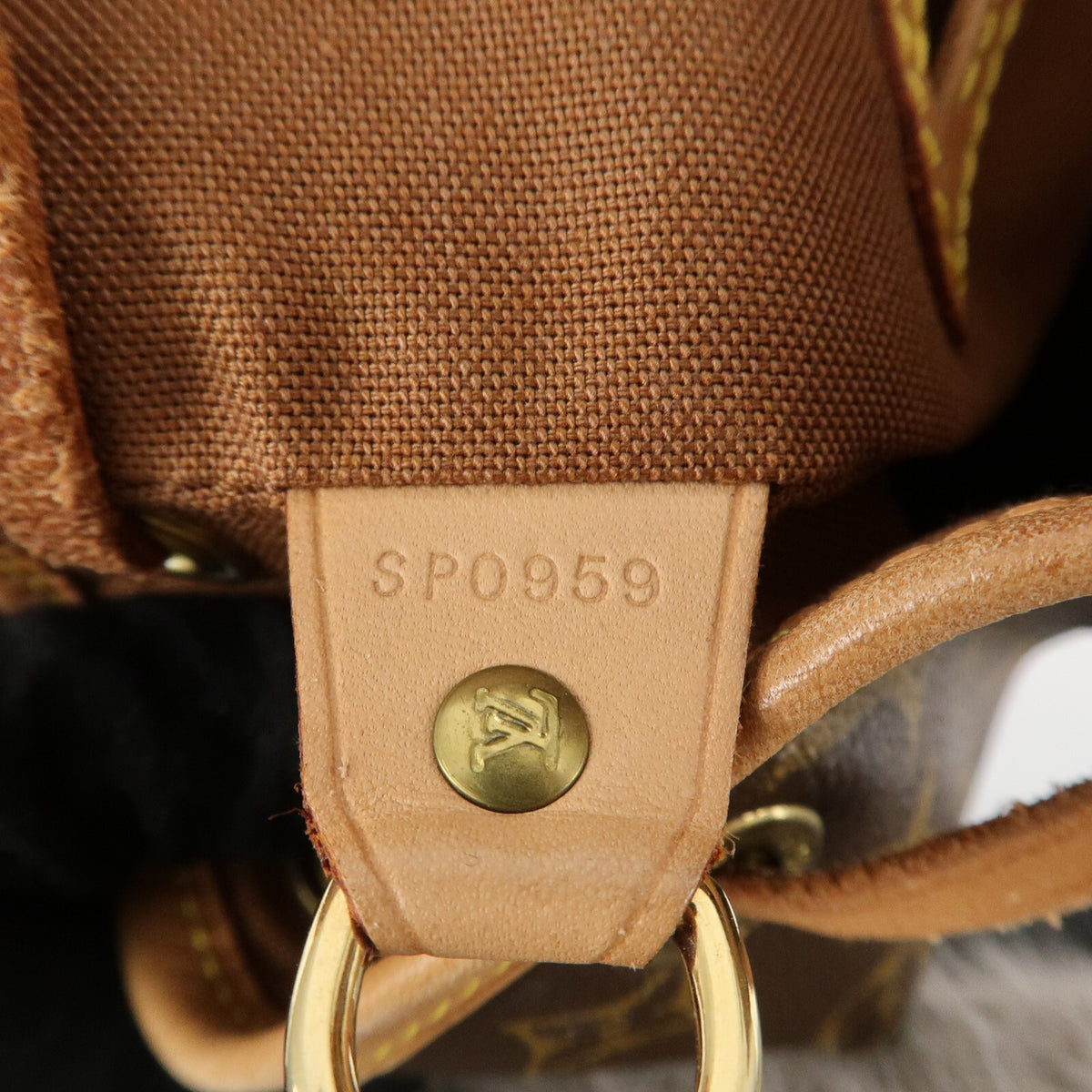 Louis Vuitton Montsouris MM Monogram Backpack M51136 Ruck Sack Preowned Auth23
