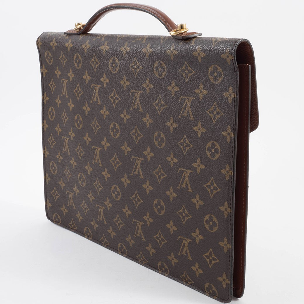 LOUIS VUITTON PorteDocuments Bandouliere Monogram Business Bag M53338 Preowned3
