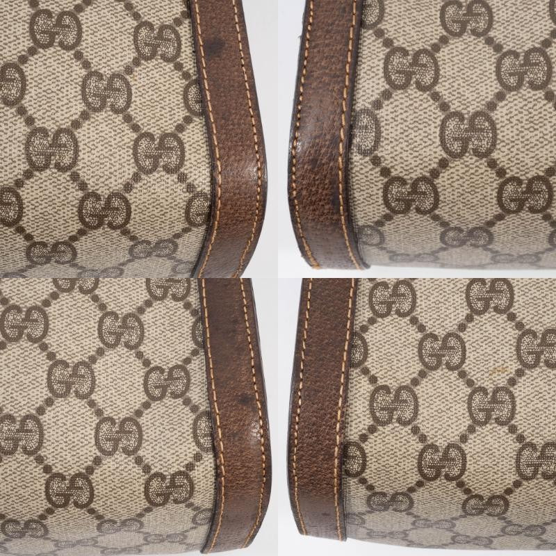 GUCCI Old Gucci Web Line Sherry Handbag Shoulder Interlocking Preowned Auth16