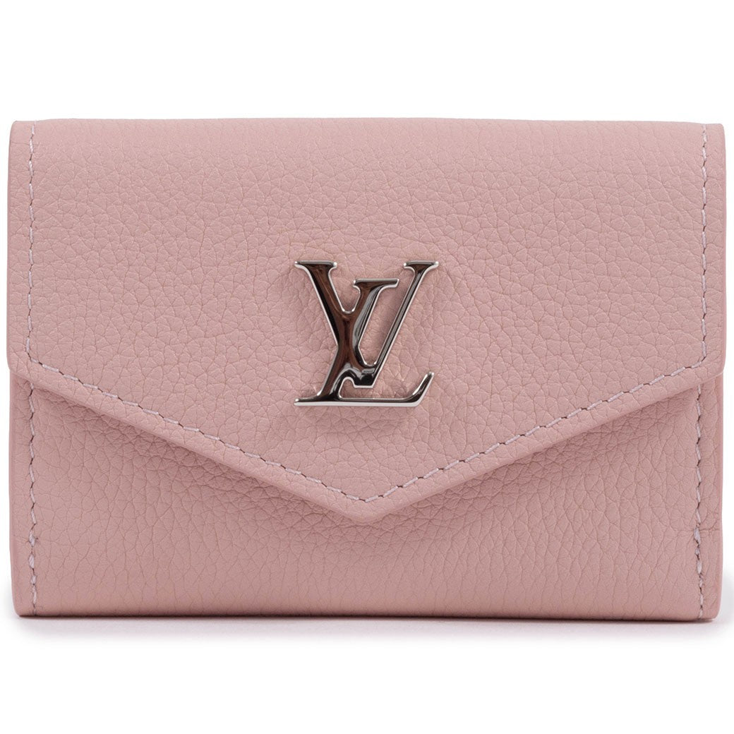 LOUIS VUITTON Portefeuille Lockmini Womens Wallet Rose Ballerine Preowned Auth0