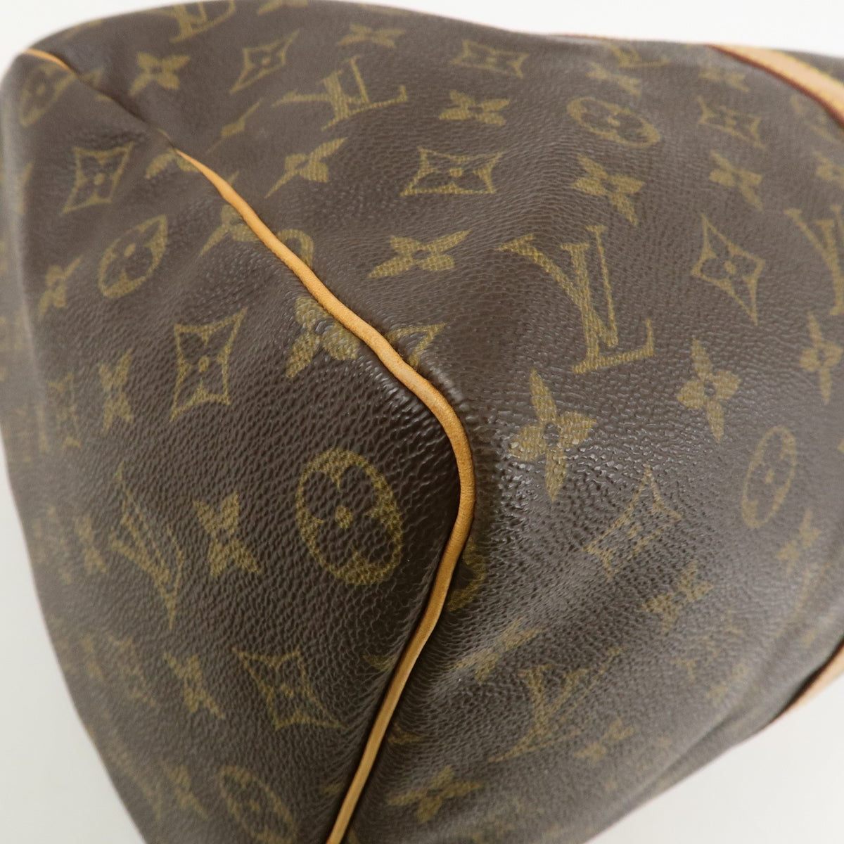Louis Vuitton Monogram Keep All 45 Boston Bag Brown M41428 Authentic Used F/S10