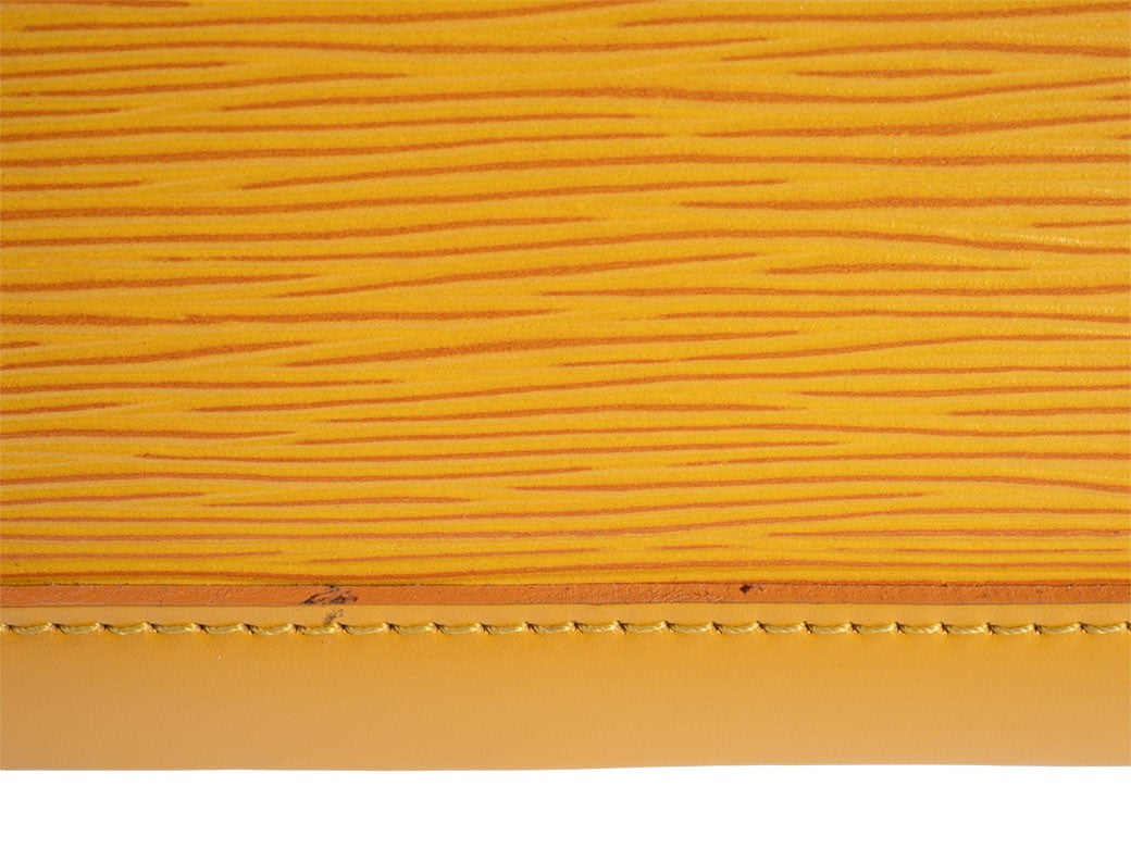 LOUIS VUITTON Alma PM Epi Leather Yellow Womens Handbag M52149 Preowned Auth13