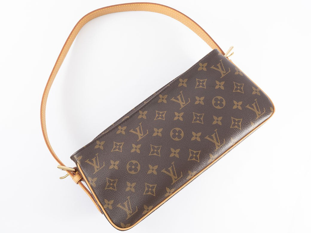 Louis Vuitton Bag Vivacite MM Monogram Shoulder Bag M51164 Reuse Used Preowned19