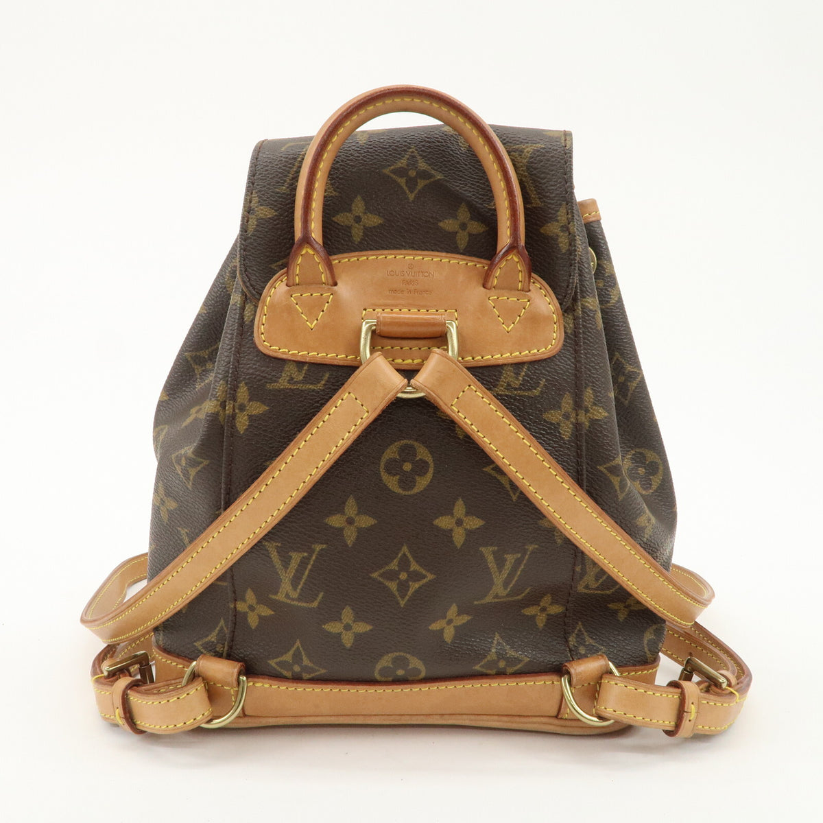 LOUIS VUITTON Mini Montsouris Backpack Monogram Canvas M51137 Preowned Auth1