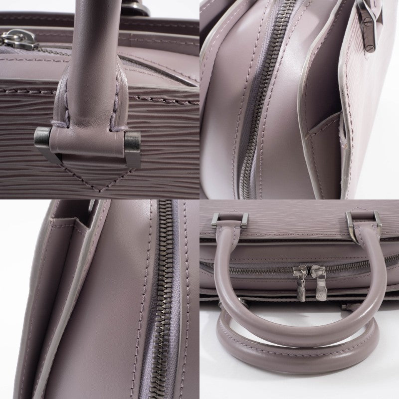 LOUIS VUITTON Pont Neuf Epi Leather Handbag Lilac Pastel Tote Bag Preowned Auth9