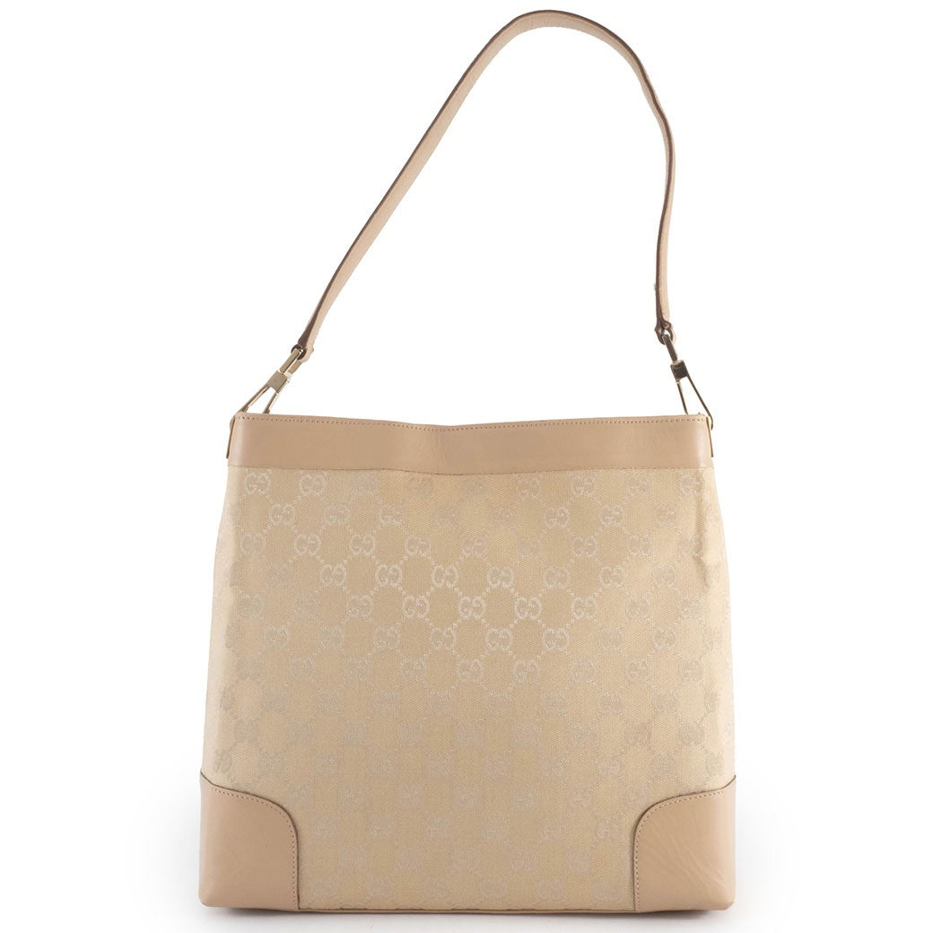 Gucci Bag GG Canvas Shoulder Bag Women's oneshoulder bag Beige Used Reuse0