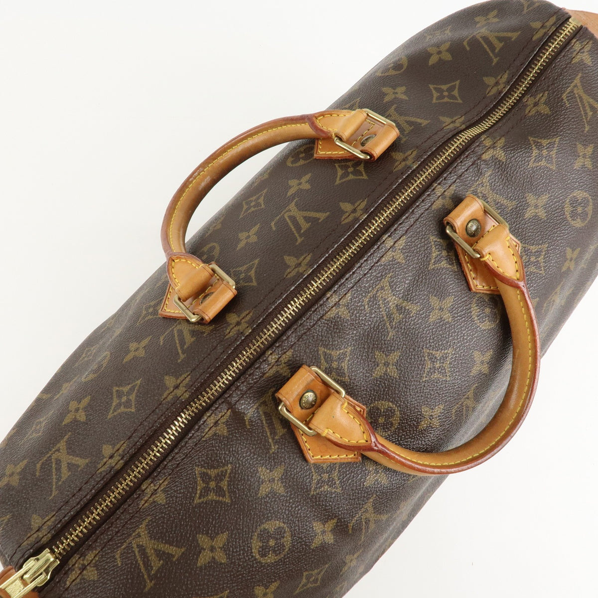 Auth Louis Vuitton Handbag Monogram Speedy 40 Boston Bag M41522 Reuse Used18