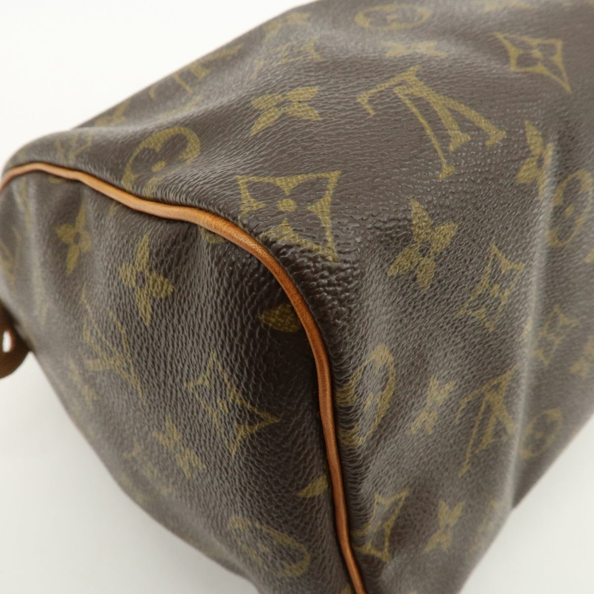 Louis Vuitton Monogram Speedy 25 Boston Bag Hand Bag Brown M41528 Auth Used F/S12