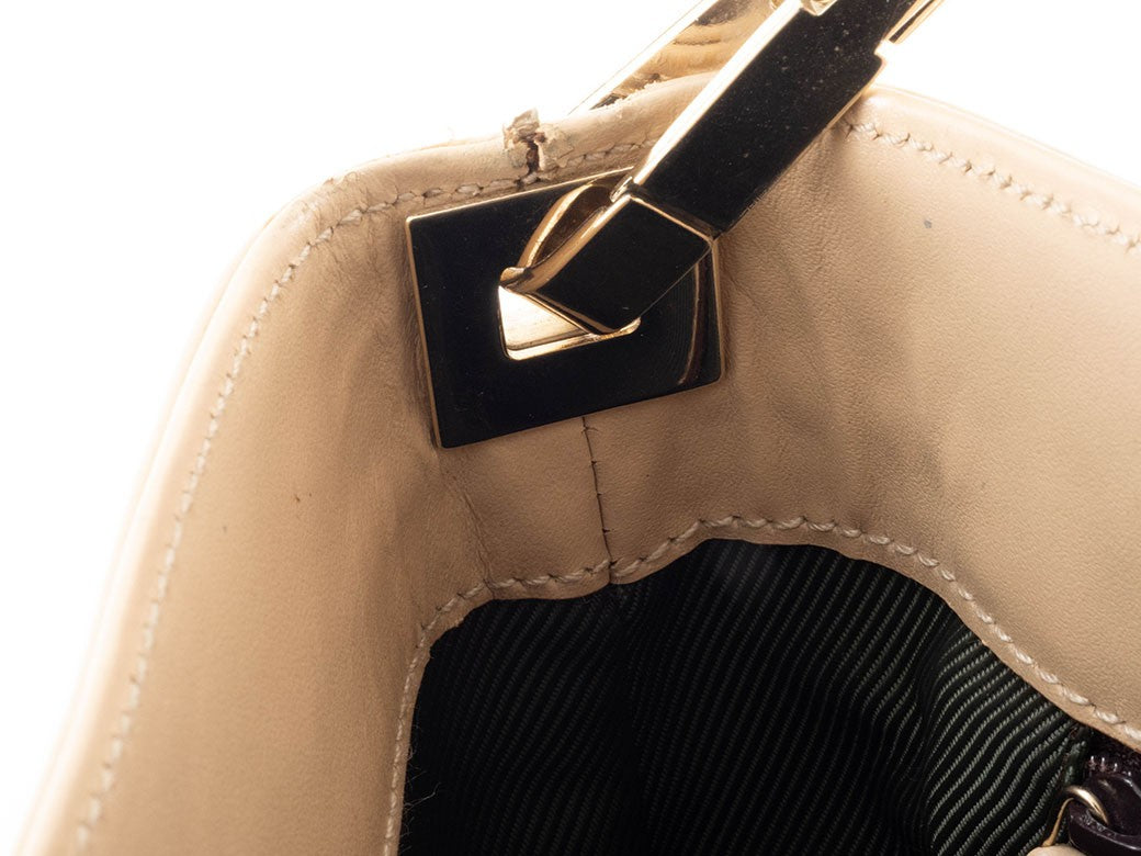 Gucci Bag GG Canvas Shoulder Bag Women's oneshoulder bag Beige Used Reuse22
