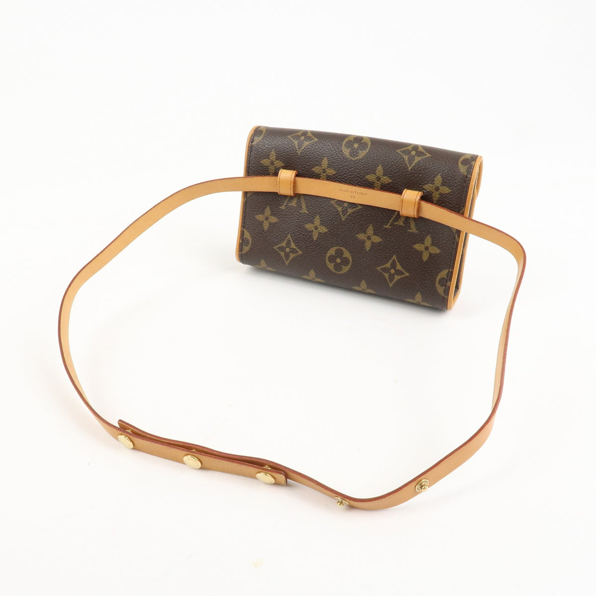 Louis Vuitton Monogram Pochette Florentine Waist Bag Belt XS M51855 Used F/S5