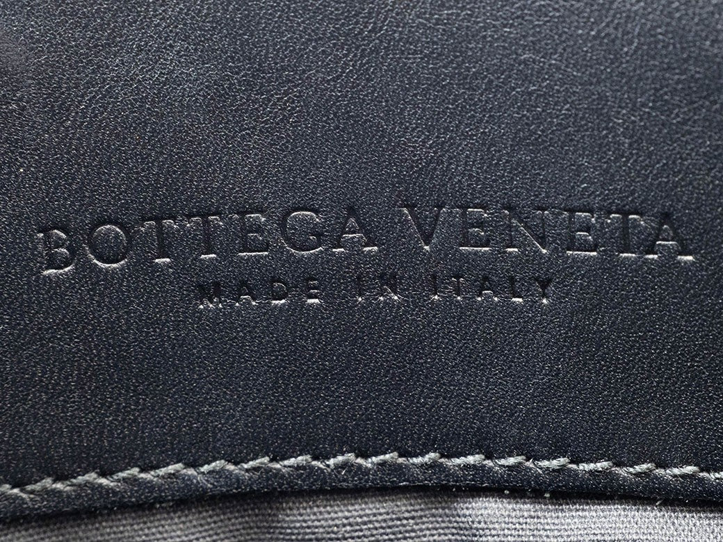 Bottega Veneta Intrecciato 172736 Leather Black Shoulder Bag Women Preowned10