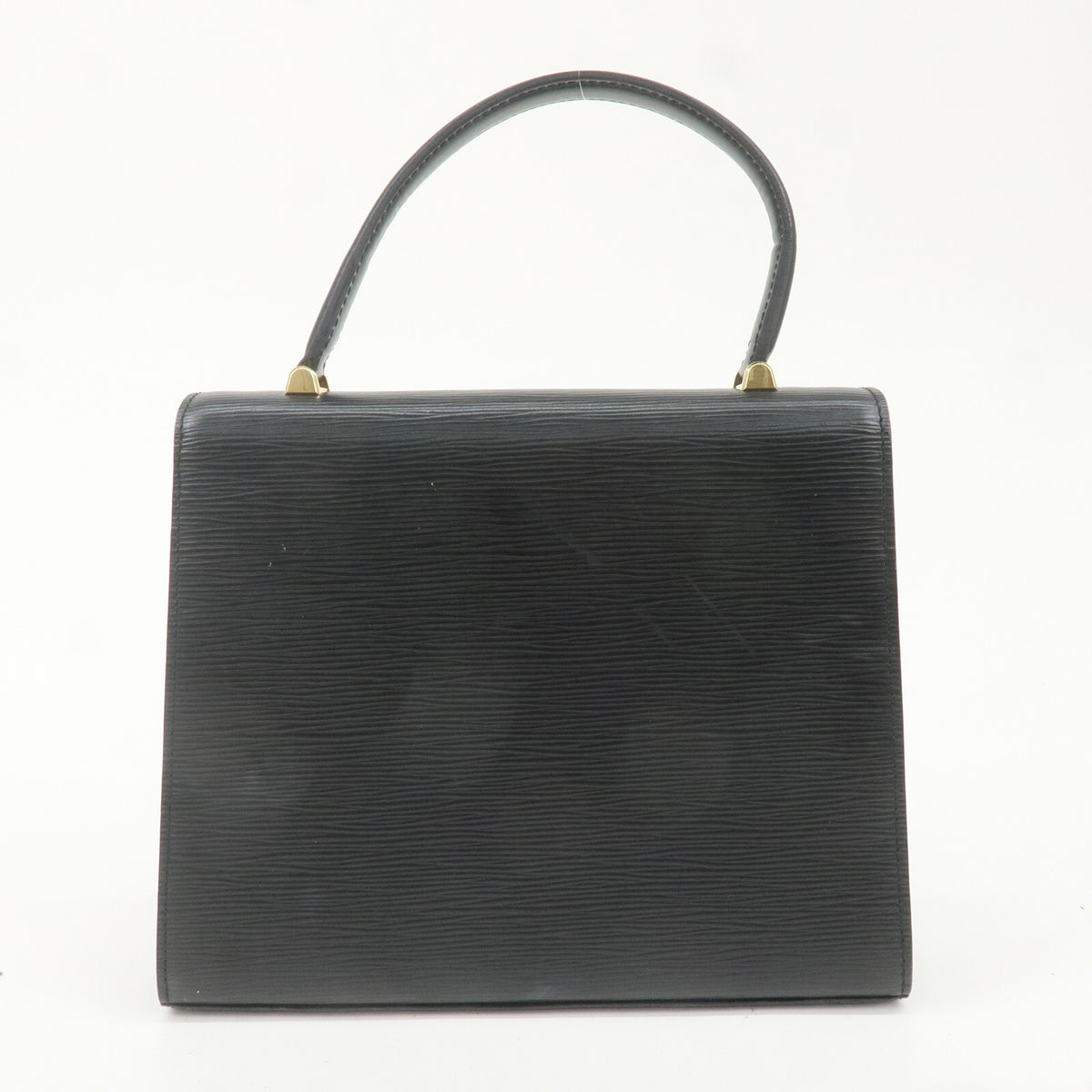 LOUIS VUITTON Malesherbes Handbag Epi Leather Black Noir M52372 Preowned Auth1