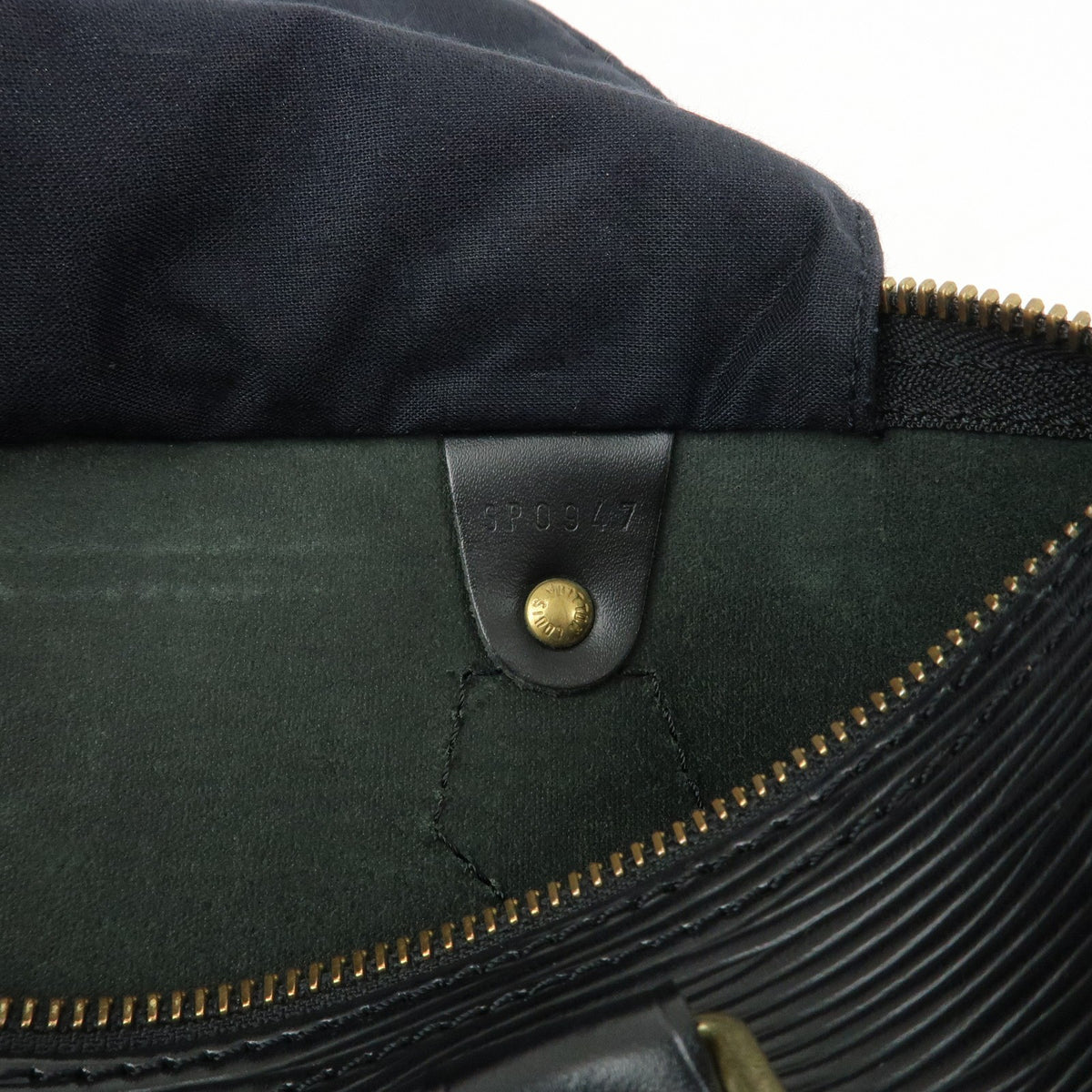 Louis Vuitton Handbag Speedy 25 Epi Leather Boston Bag Noir M59032 Used F/S23