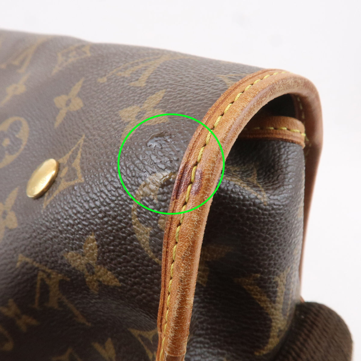 LOUIS VUITTON Gongo MM Monogram Messenger Crossbody Bag M40116 Preowned Auth10