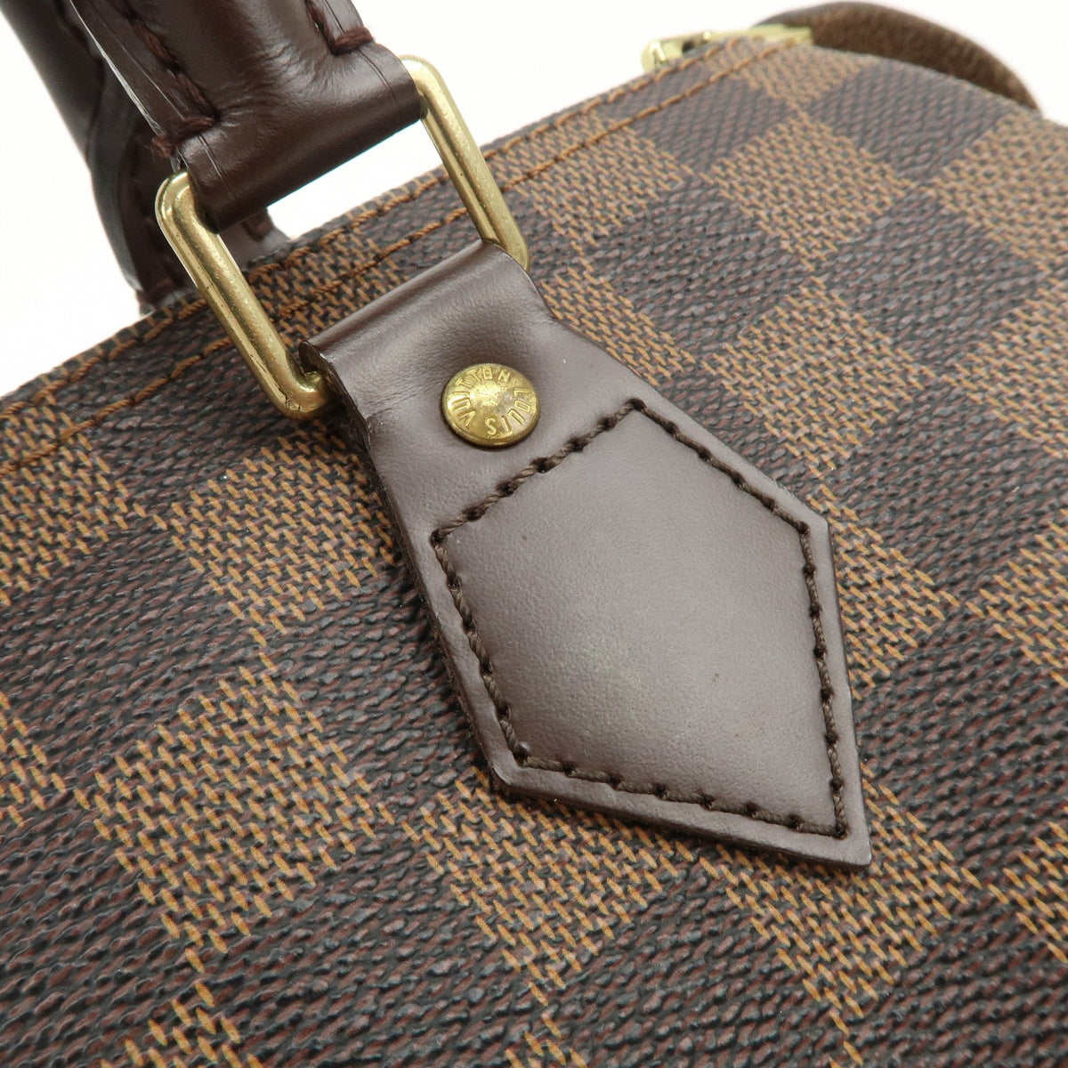 Louis Vuitton Speedy 25 Damier Ebene Handbag Boston Bag N41532 Preowned Auth10