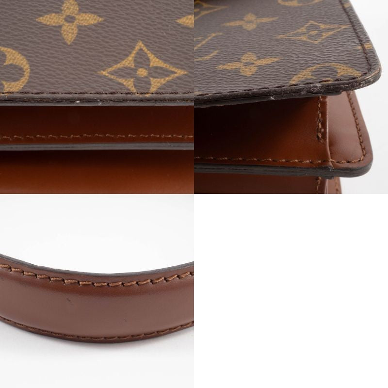 LOUIS VUITTON Concorde Monogram Canvas Womens Handbag Brown M51190 Preowned12
