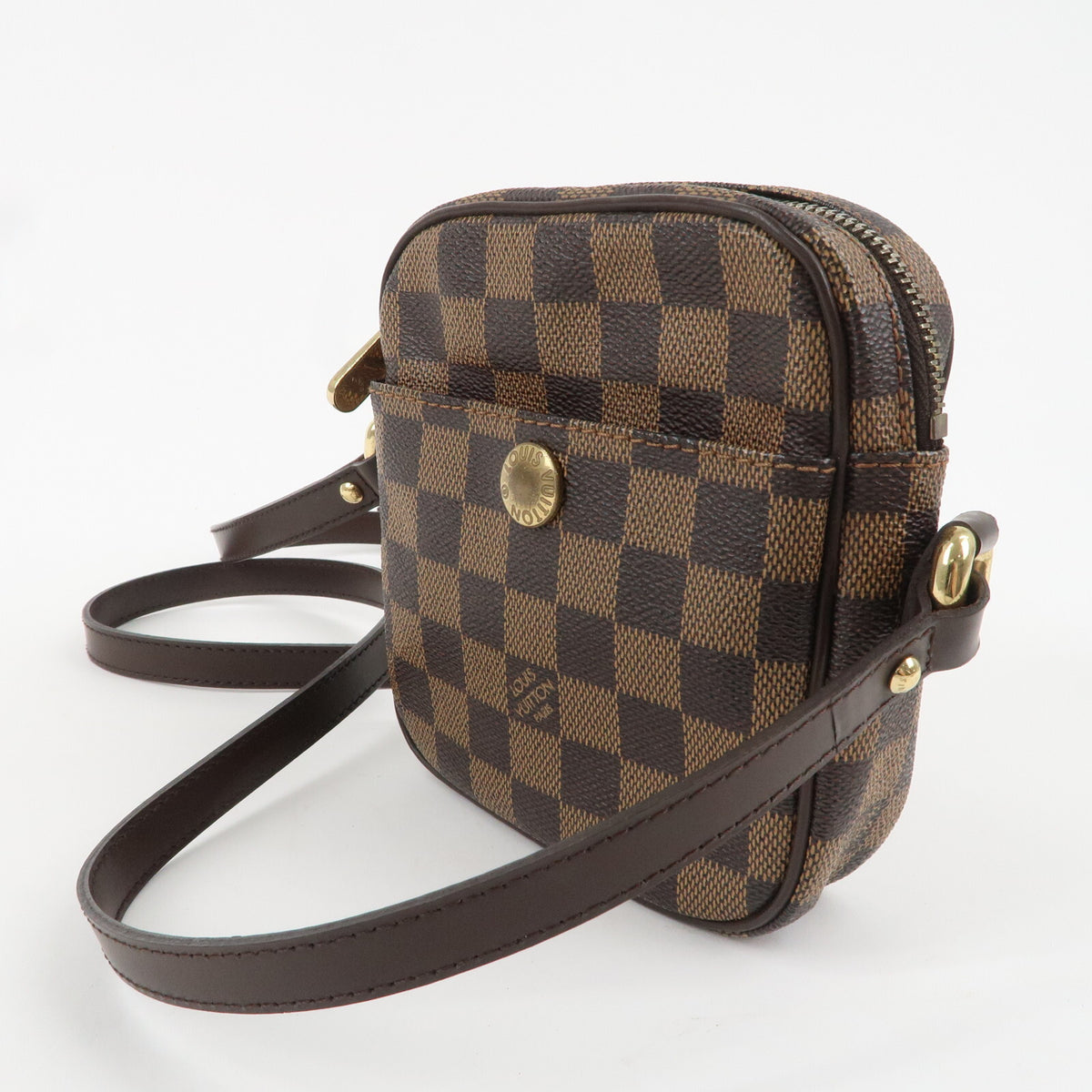 LOUIS VUITTON Damier Rift Mini Pochette Crossbody Shoulder Bag N60009 Preowned2