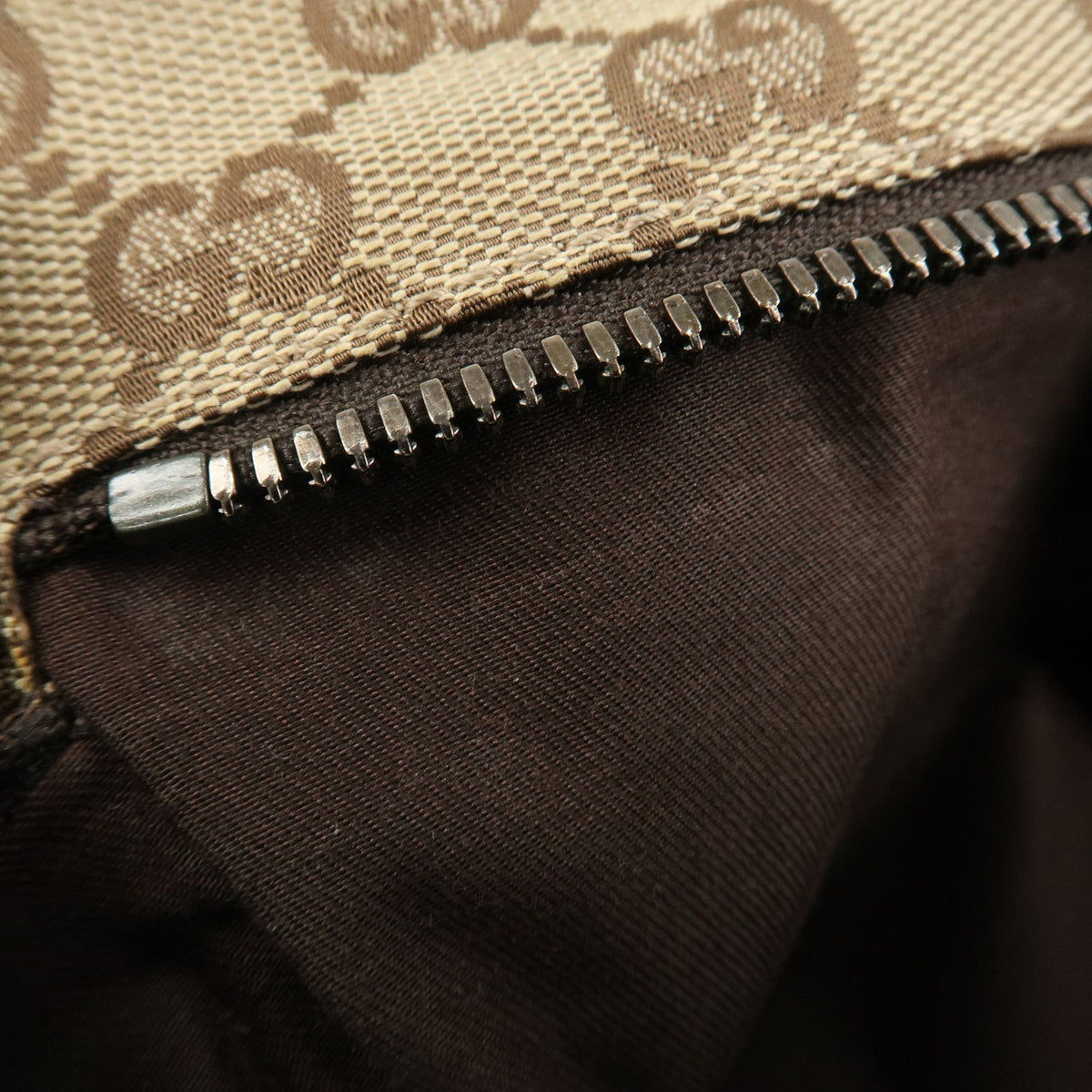 GUCCI GG Canvas Leather Waist Bag Crossbody Bag Beige Brown 28566 Auth Used F/S19