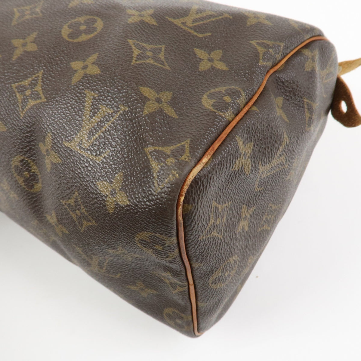 Louis Vuitton Monogram Speedy 25 Boston Bag Hand Bag Brown M41528 Auth Used F/S13