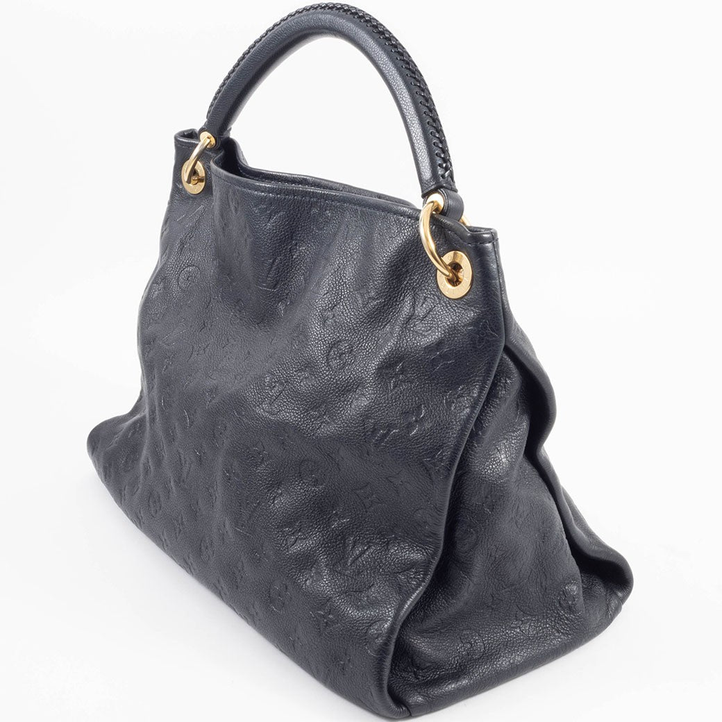 LOUIS VUITTON Artsy MM Monogram Empreinte Infini Leather Hobo Shoulder Bag Auth3