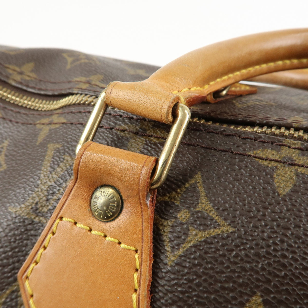 Auth Louis Vuitton Handbag Monogram Speedy 40 Boston Bag M41522 Reuse Used10