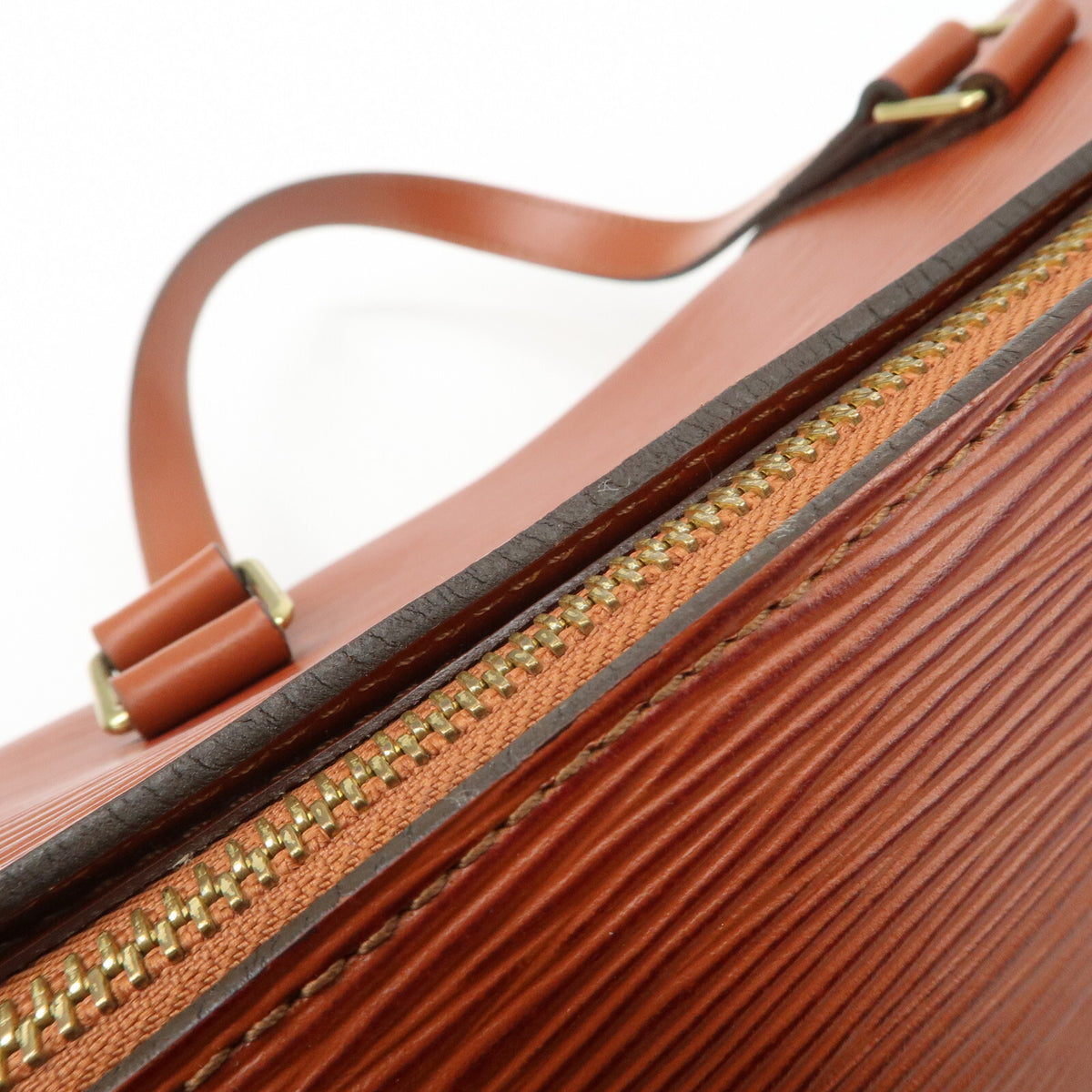 Louis Vuitton Epi Soufflot Shoulder Bag Kenya Brown M52223 Preowned Reuse Auth18