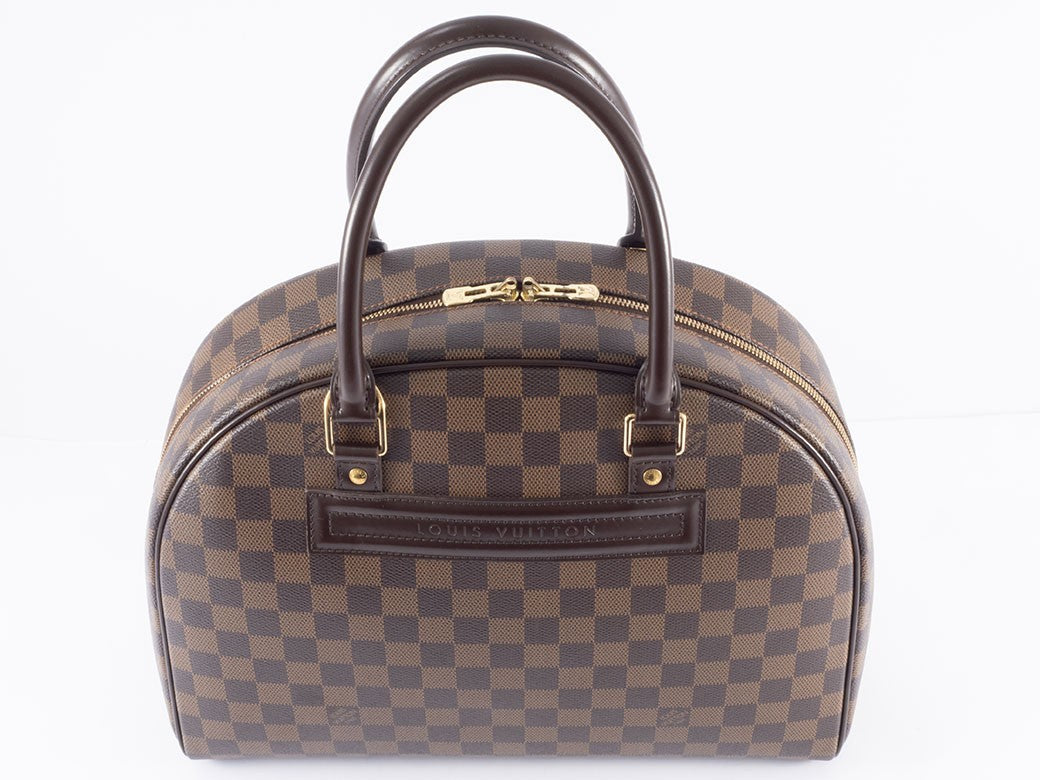 LOUIS VUITTON Nolita Damier Ebene Women Handbag Boston Bag N41455 Preowned Auth20