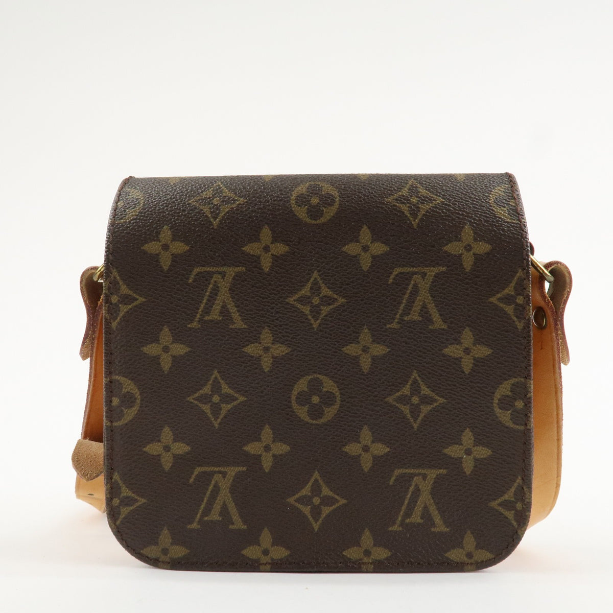 LOUIS VUITTON Mini Cartouchiere Monogram Crossbody Shoulder Bag M51254 Preowned1