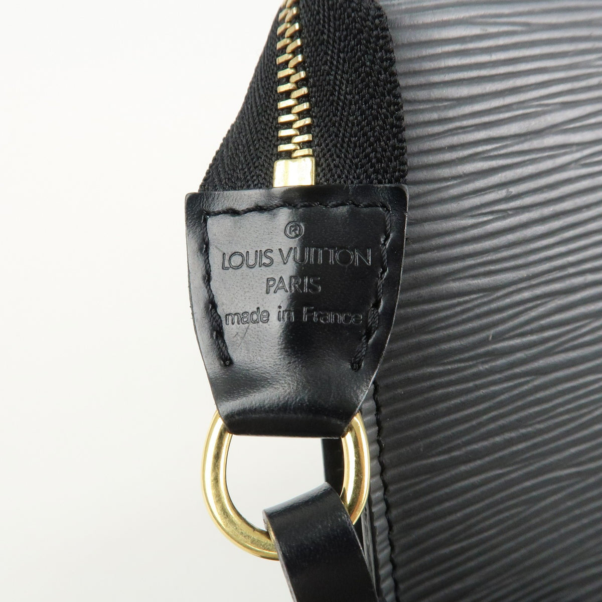 Louis Vuitton Epi Pochette Accessoires Hand Bag Noir M52942 Authentic Used F/S22