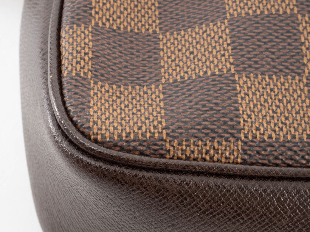 Louis Vuitton Trousses Makeup N51982 Damier Ebene Canvas Handbag Preowned16