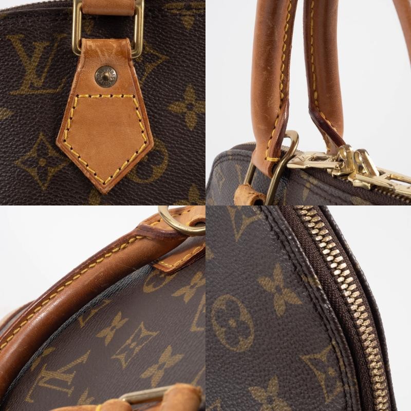 LOUIS VUITTON Alma PM Monogram Canvas Handbag Tote Bag M51130 Preowned Auth11
