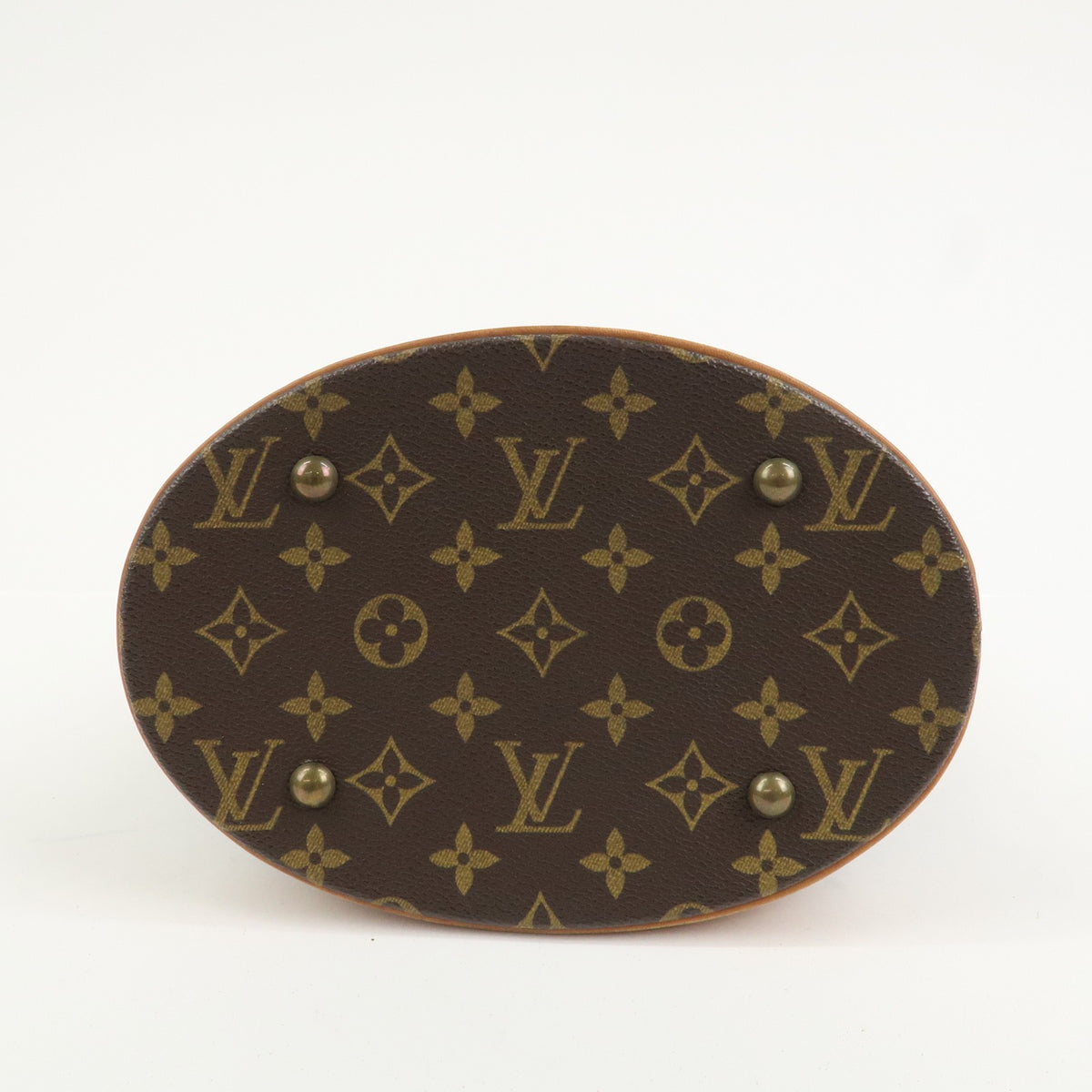 Louis Vuitton Handbag Monogram Canvas Bucket PM Brown M42238 Authentic Used F/S4