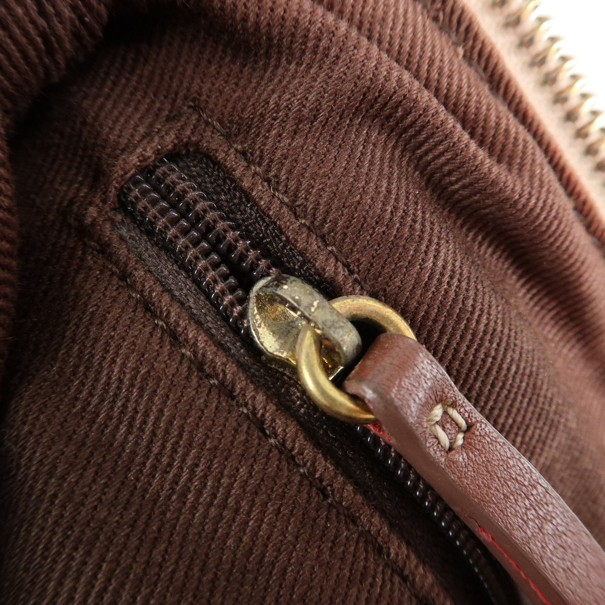 Auth LOEWE Anagram Canvas Suede Leather Shoulder Bag 160th Anniverssary Used21