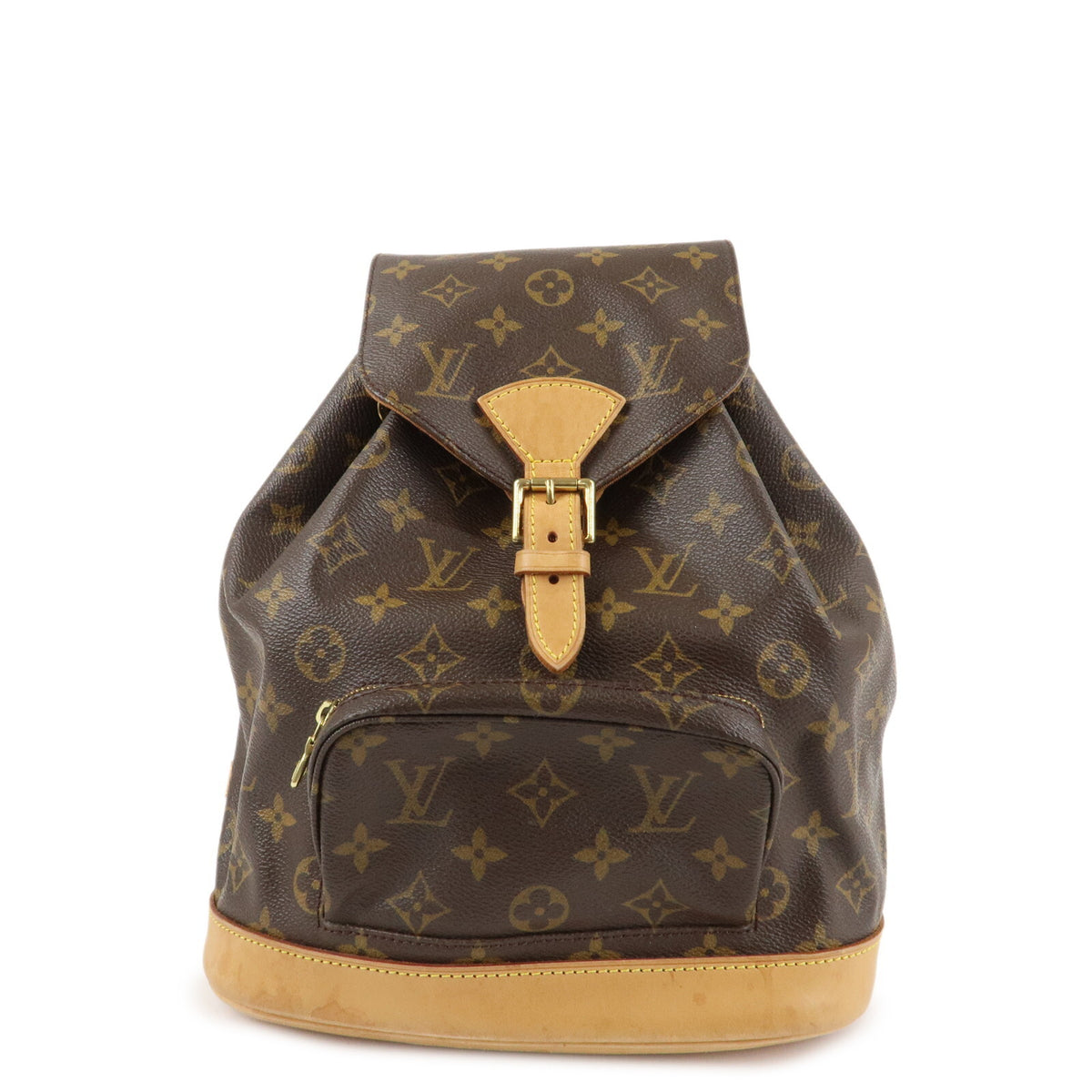 Louis Vuitton Montsouris MM Monogram Backpack M51136 Ruck Sack Preowned Auth0