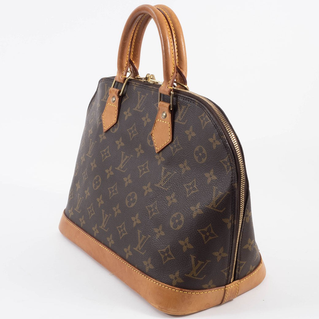 LOUIS VUITTON Alma PM Monogram Canvas Handbag Tote Bag M51130 Preowned Auth3