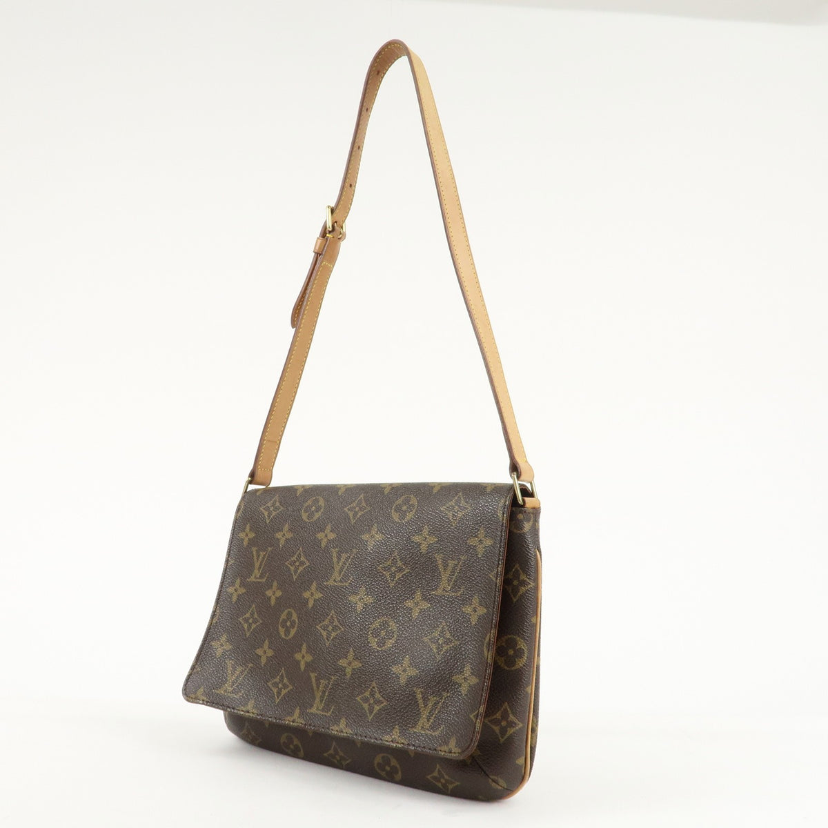 Louis Vuitton Monogram Musette Tango Short Shoulder Flap Brown M51257 Preowned2