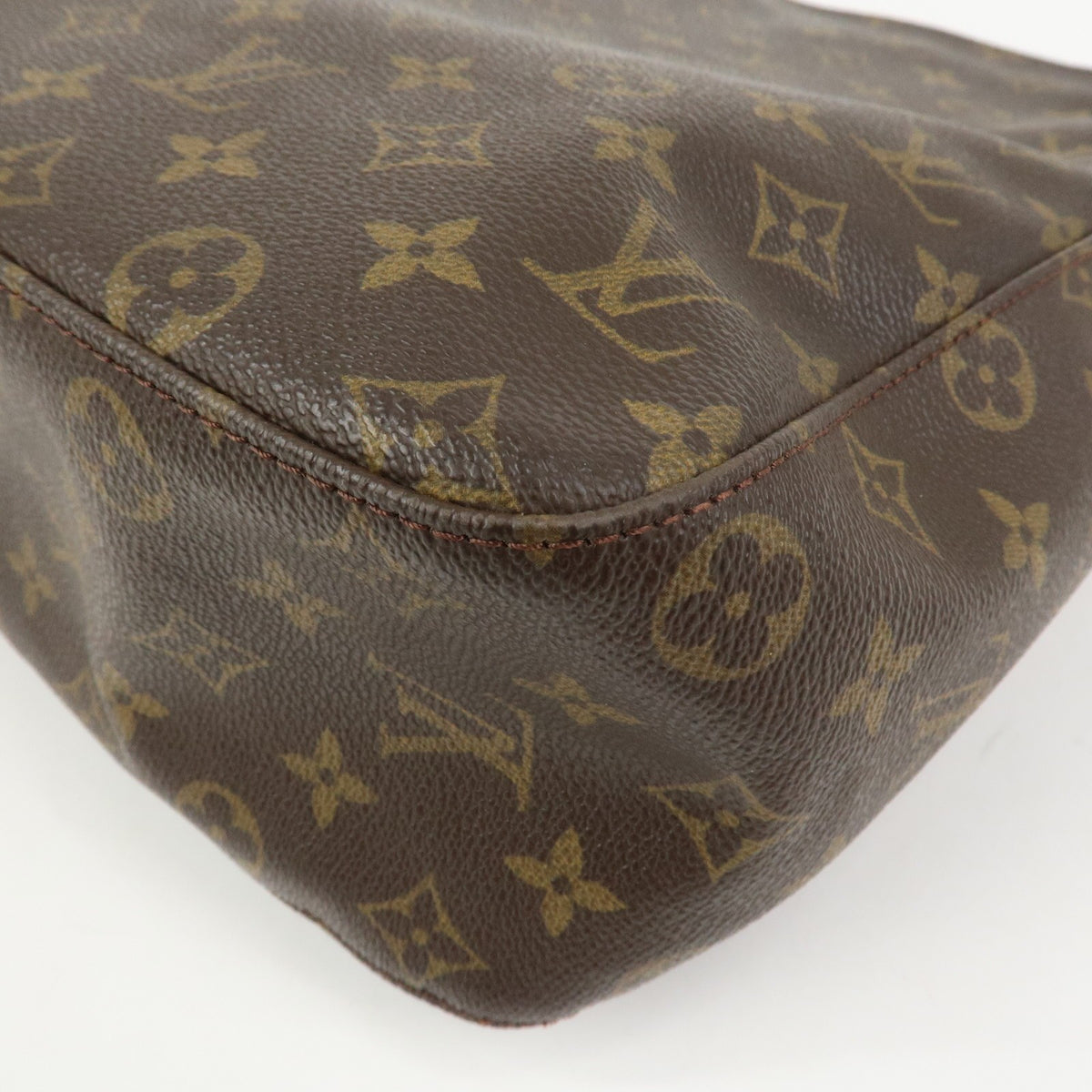 Louis Vuitton Shoulder Bag Monogram Looping GM Bown M51145 Authentic Used F/S11