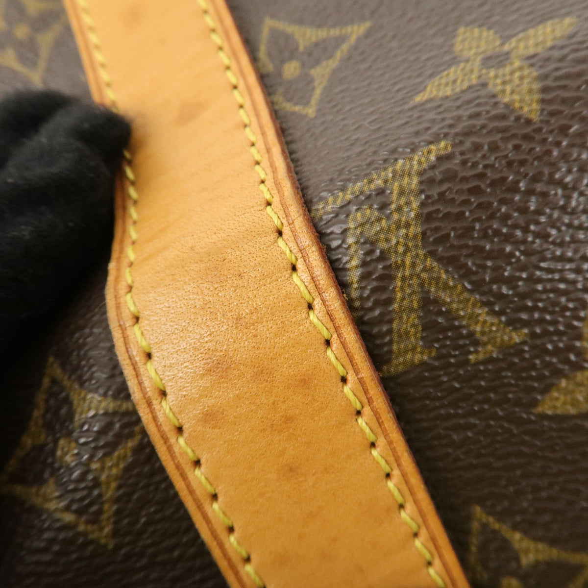 Louis Vuitton Monogram Keep All 45 Boston Bag Brown M41428 Authentic Used F/S17
