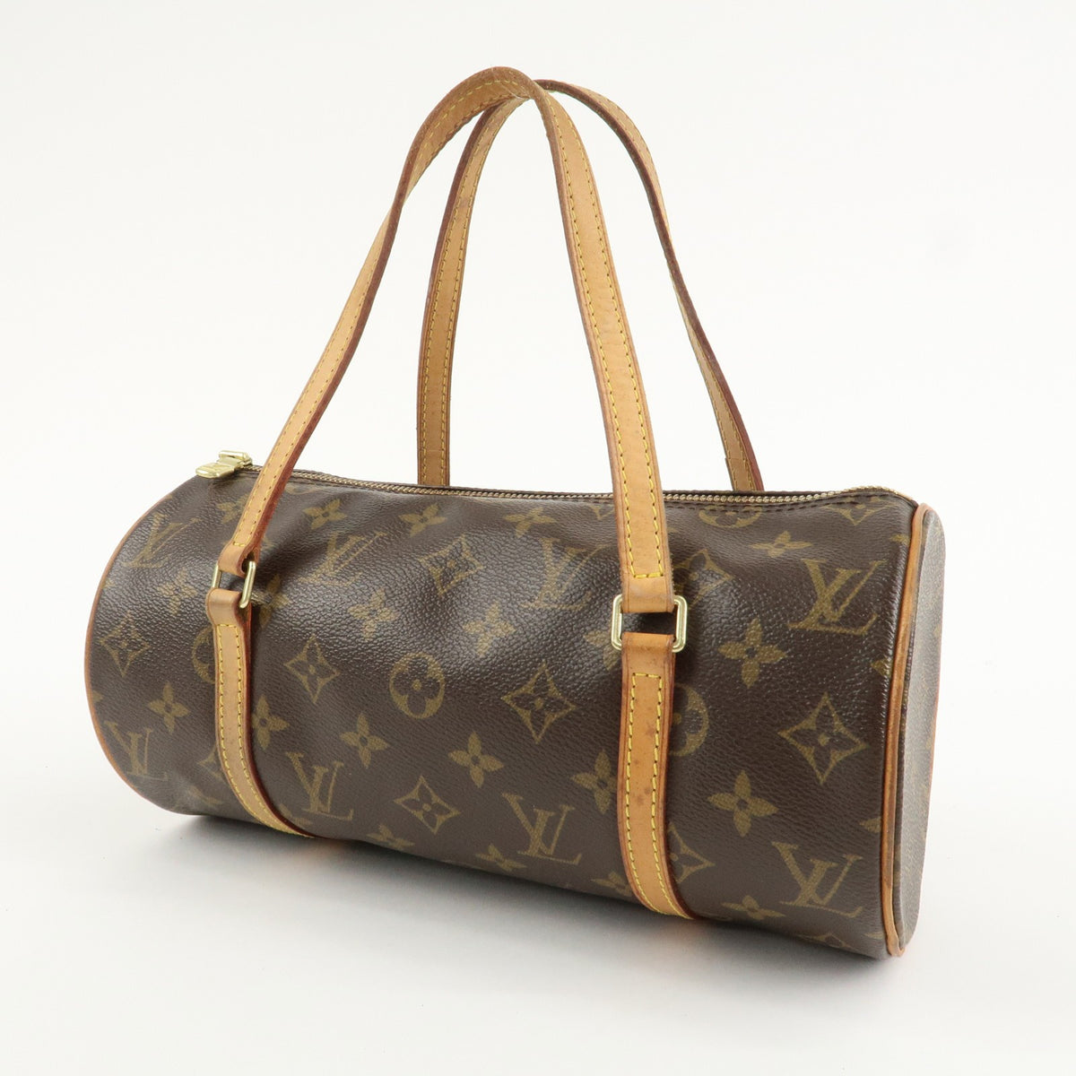 Auth Louis Vuitton Bag Monogram Papillon 30 Hand Bag New Style M51385 Reuse Used2