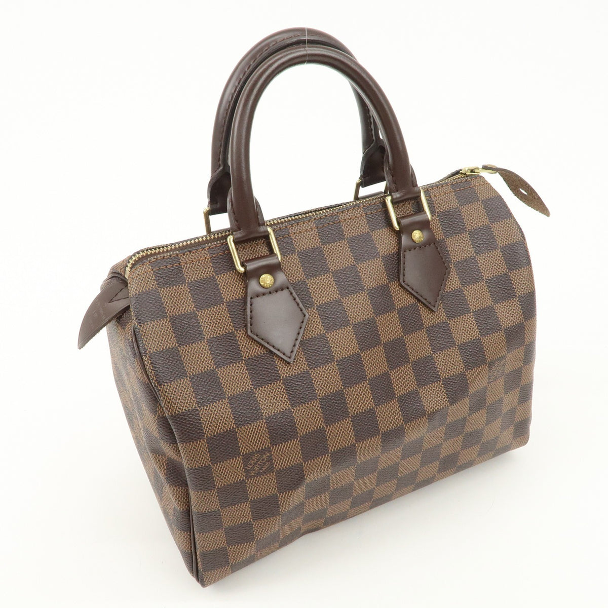 Louis Vuitton Speedy 25 Damier Ebene Handbag Boston Bag N41532 Preowned Auth3