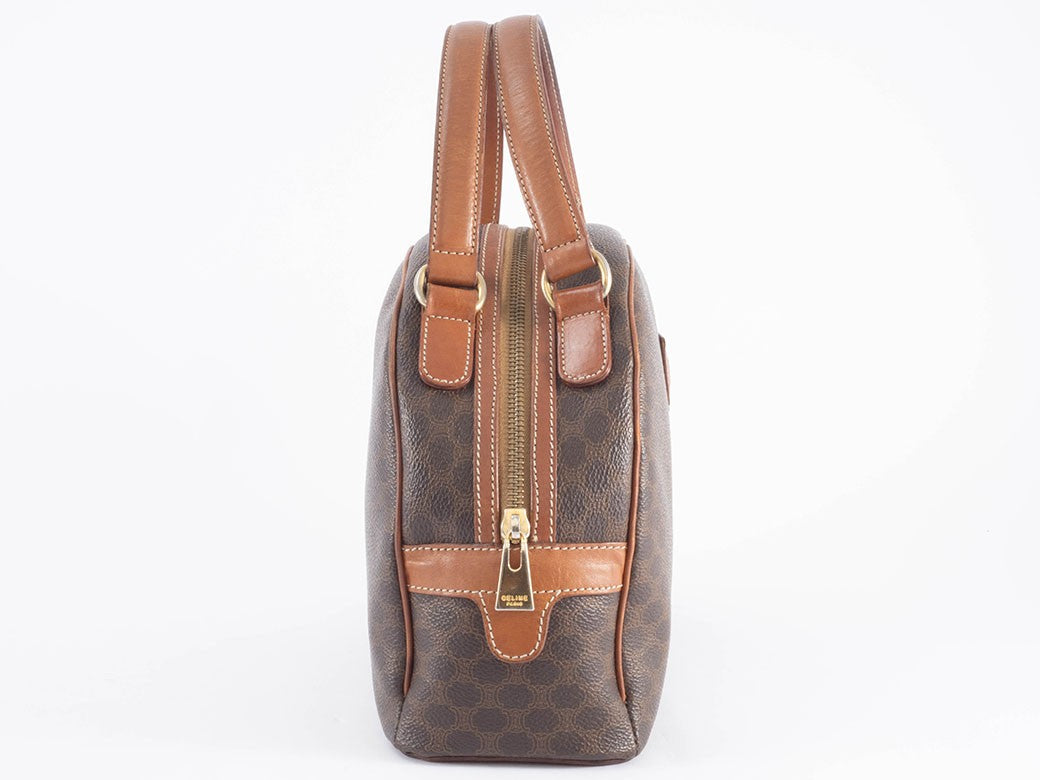 Celine Bag Macadam Handbag Brown MC97 Reuse Used Preowned10