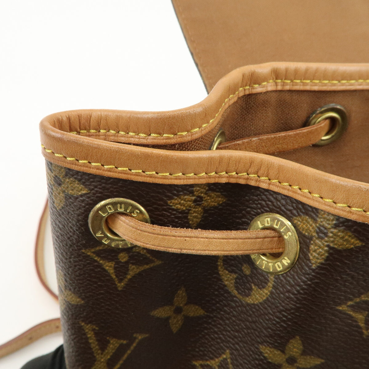 LOUIS VUITTON Mini Montsouris Backpack Monogram Canvas M51137 Preowned Auth14