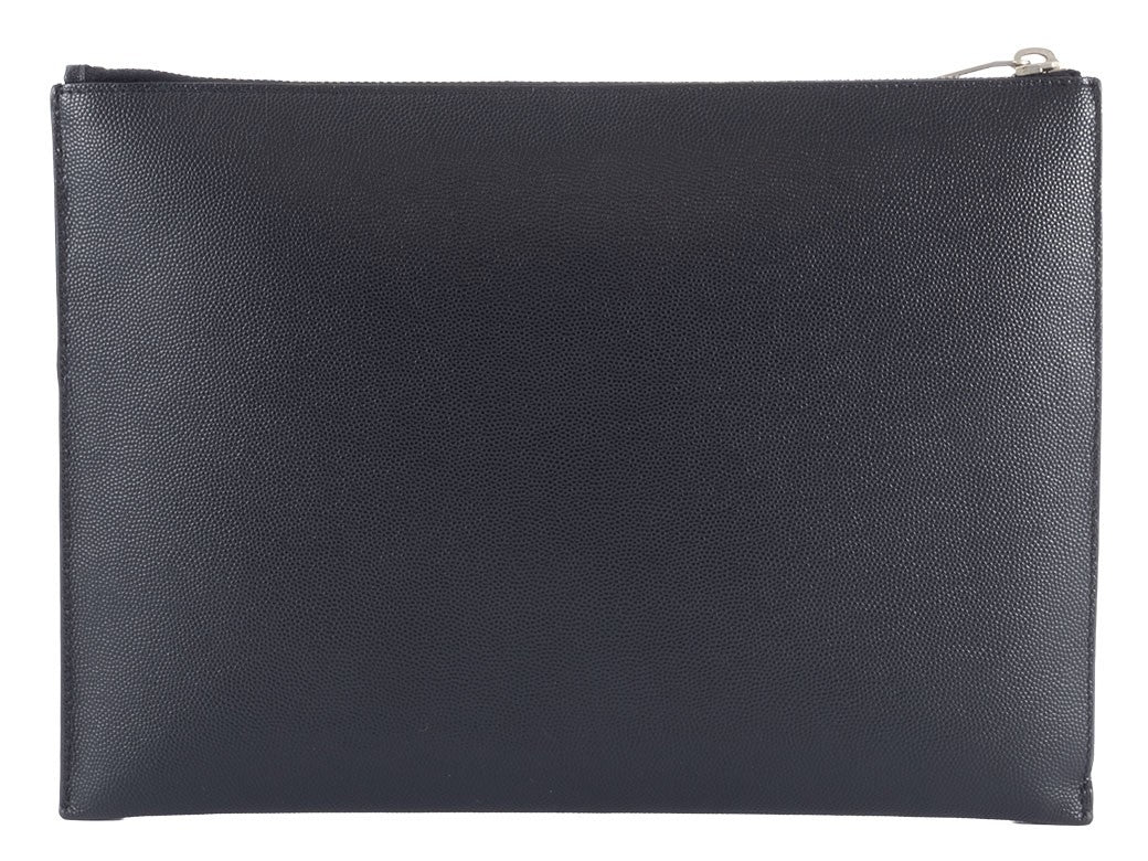Auth Saint Laurent Clutch Bag Second Bag Pouch Black 397294 Reuse Used Preowned2