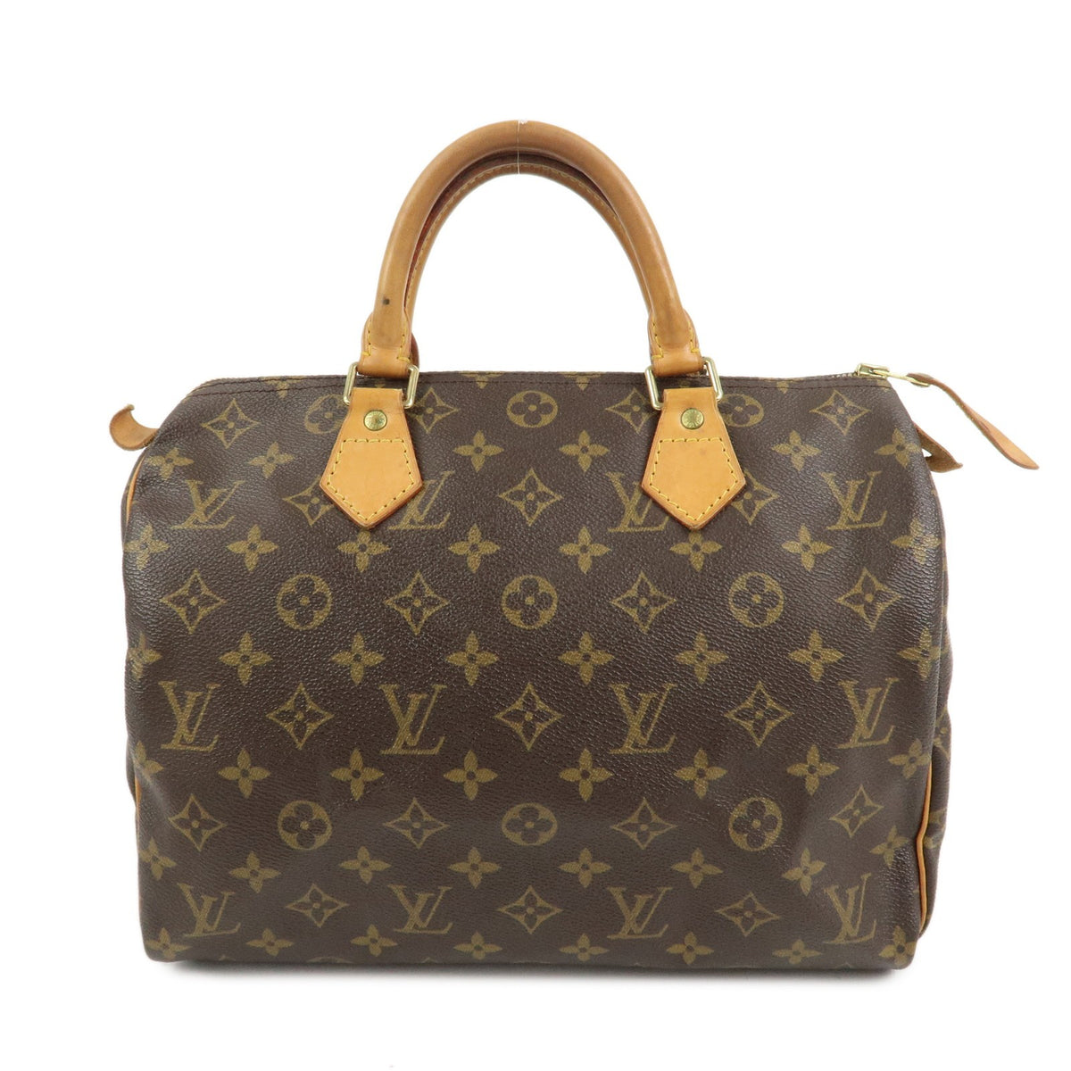 Louis Vuitton Monogram Speedy 30 Boston Bag Hand Bag Brown M41526 Auth Used F/S0
