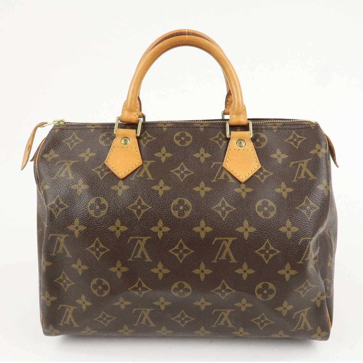 Louis Vuitton Monogram Speedy 30 Boston Bag Hand Bag Brown M41526 Auth Used F/S1