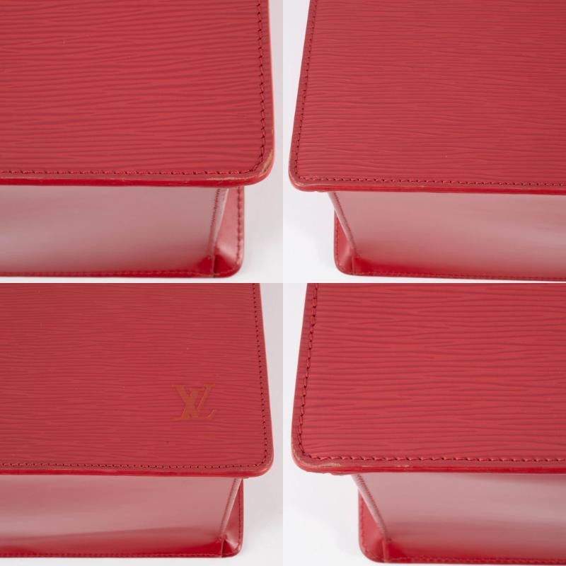 LOUIS VUITTON Riviera Womens Handbag Tote Bag Red Epi Leather Preowned Auth18