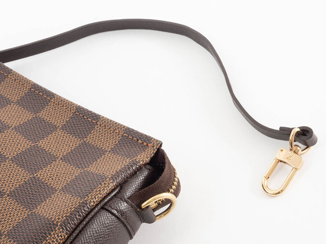 Louis Vuitton Trousses Makeup N51982 Damier Ebene Canvas Handbag Preowned13